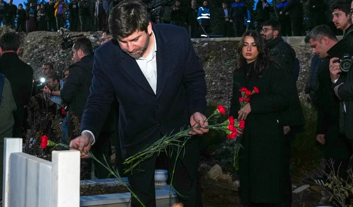 Başkan Bolta&ccedil;, depremin yıl d&ouml;n&uuml;m&uuml;nde Adıyaman&rsquo;daki anma t&ouml;renine katıldı