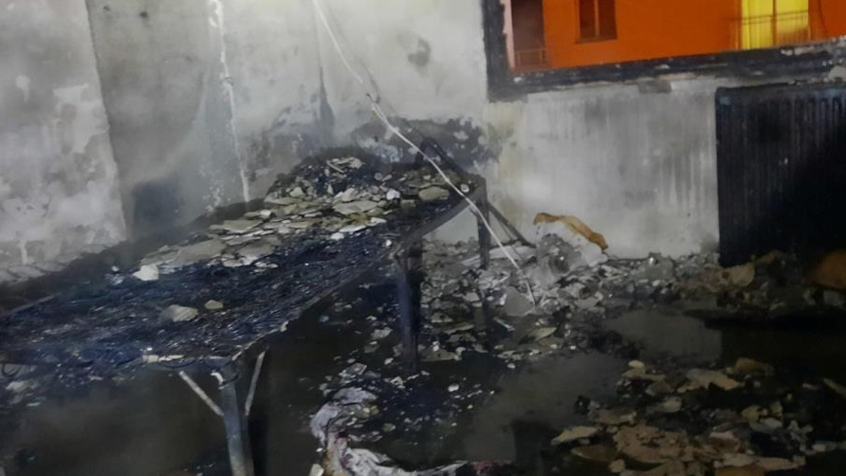  Binan 4. katındaki yangın itfaiyenin müdahalesiyle söndürüldü