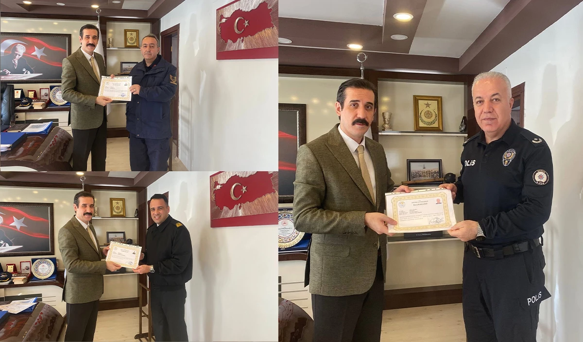  Bozyazı&rsquo;da g&uuml;venlik g&uuml;&ccedil;lerine başarı belgesi