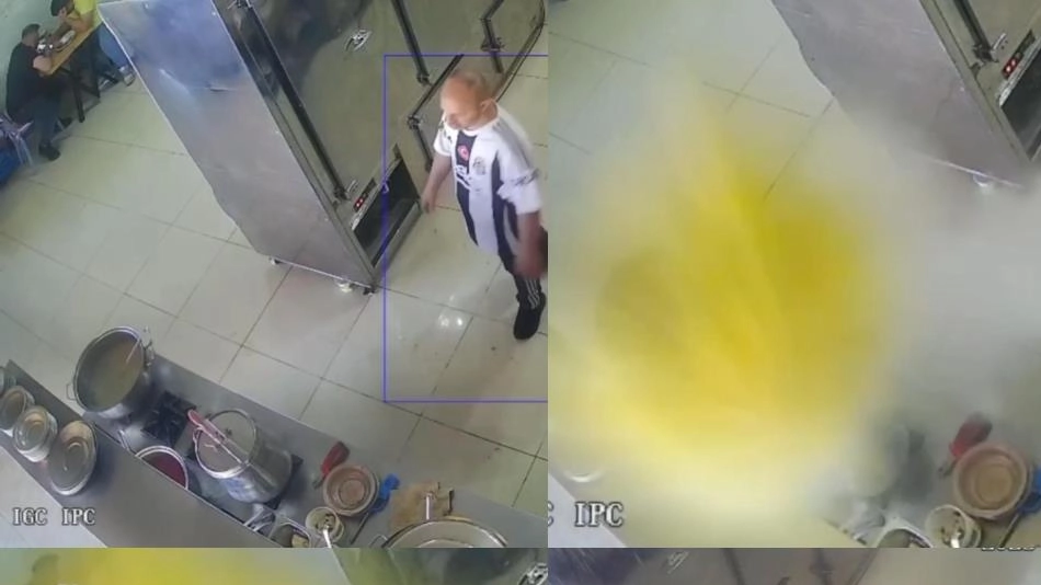 Düdüklü tencere patladı, lokanta çalışanı saniyelerle kurtuldu: O anlar kamerada