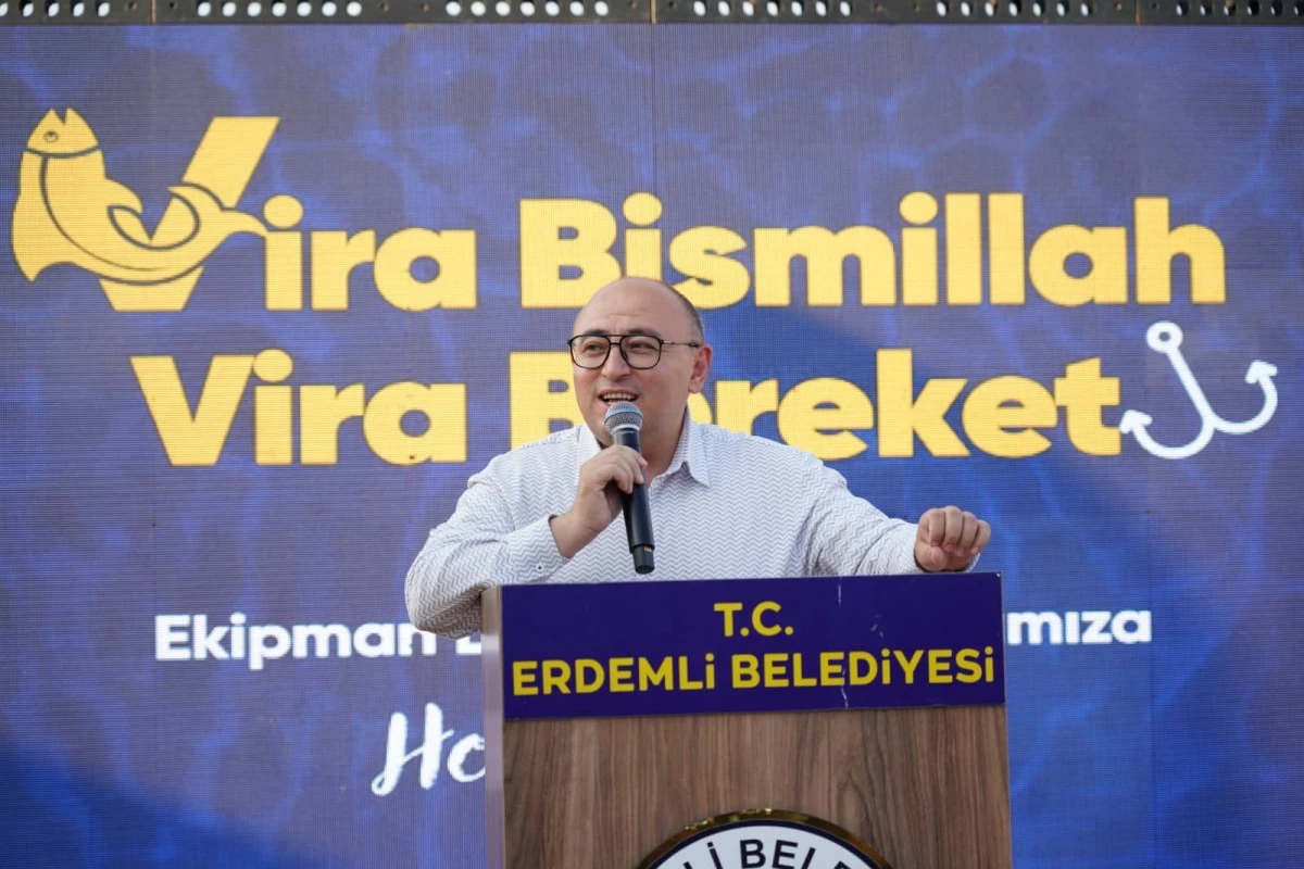 Erdemli'de balık&ccedil;ılara ekipman desteği