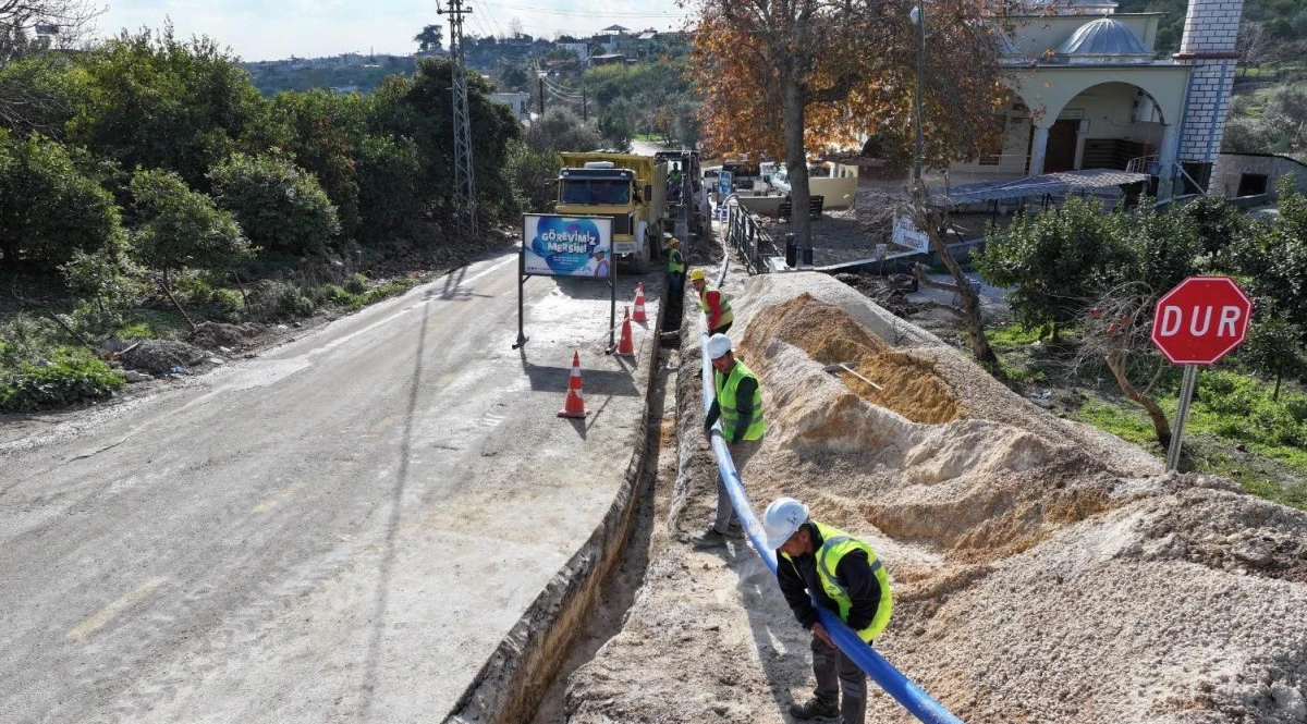 Erdemli&rsquo;de su altyapısı yenilendi, mahalle kesintisiz suya kavuştu