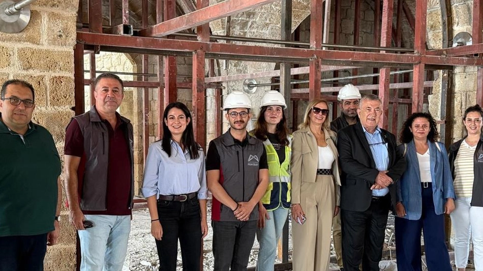 Gazimağusa Heyeti, Mersin’in Kent Mirası Projelerini yerinde inceledi