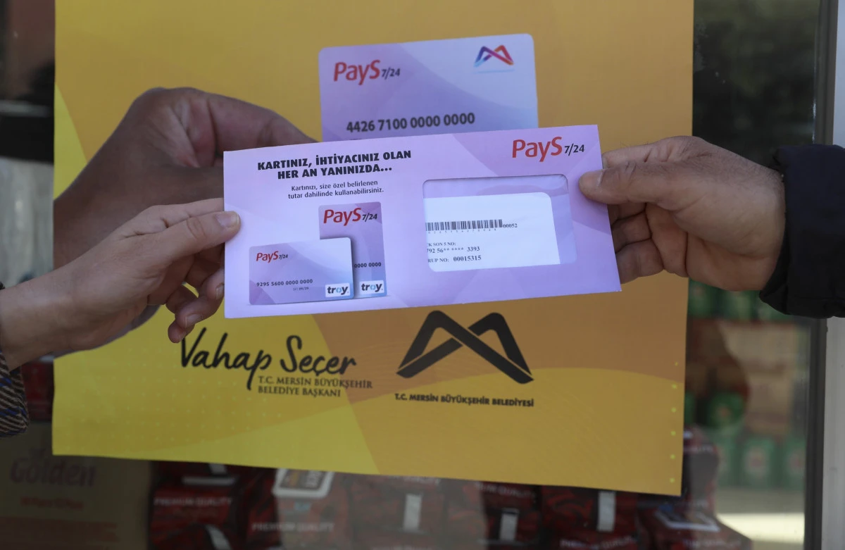 Halk Kart ile Mersin&rsquo;de hem vatandaşa hem esnafa destek