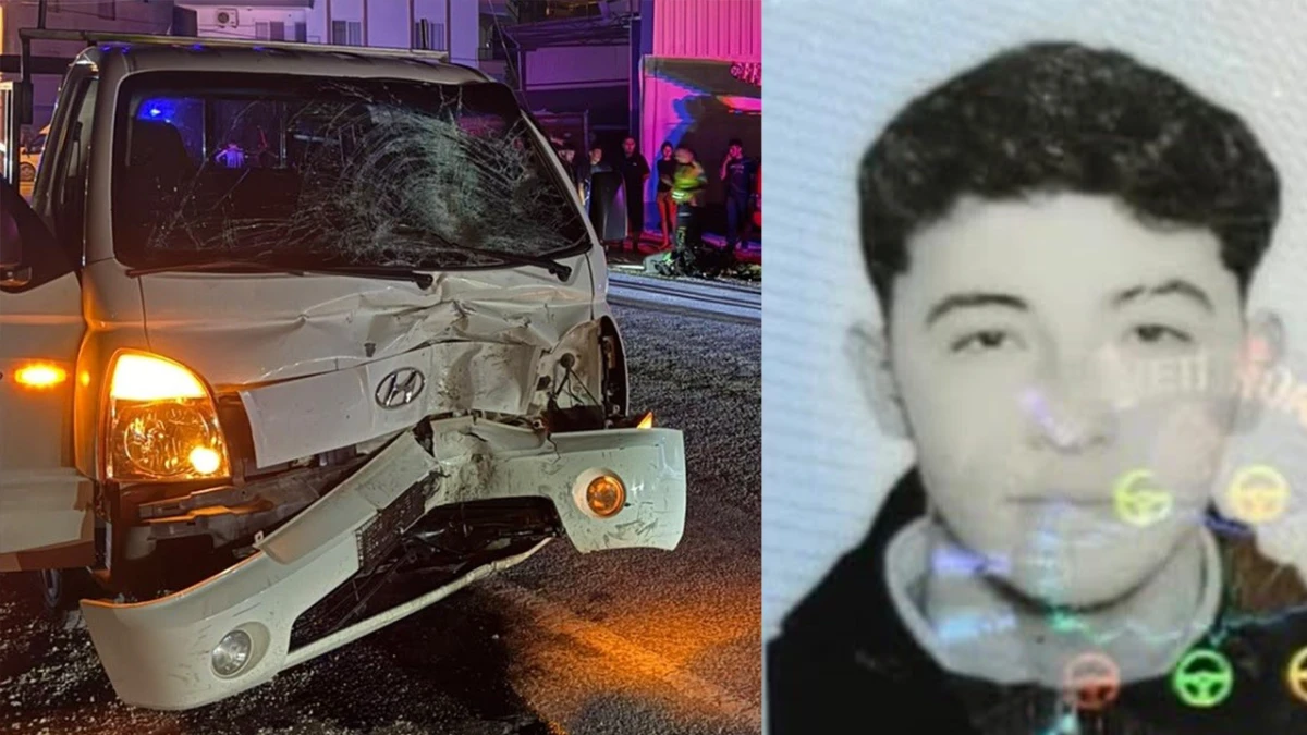 Kamyonetle &ccedil;arpışan motosikletin 16 yaşındaki s&uuml;r&uuml;c&uuml;s&uuml; hayatını kaybetti