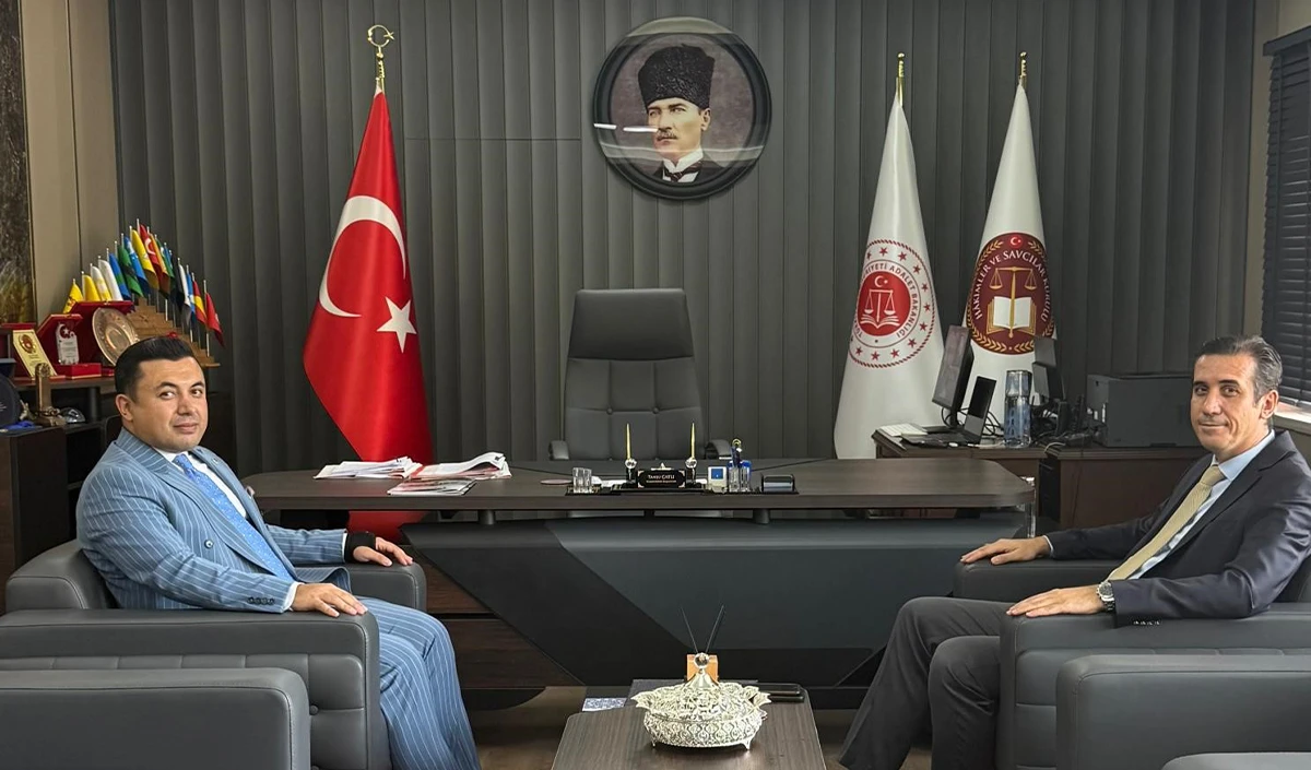 Kaymakam Topsakaloğlu ile Başsavcı Çatlı bir araya geldi