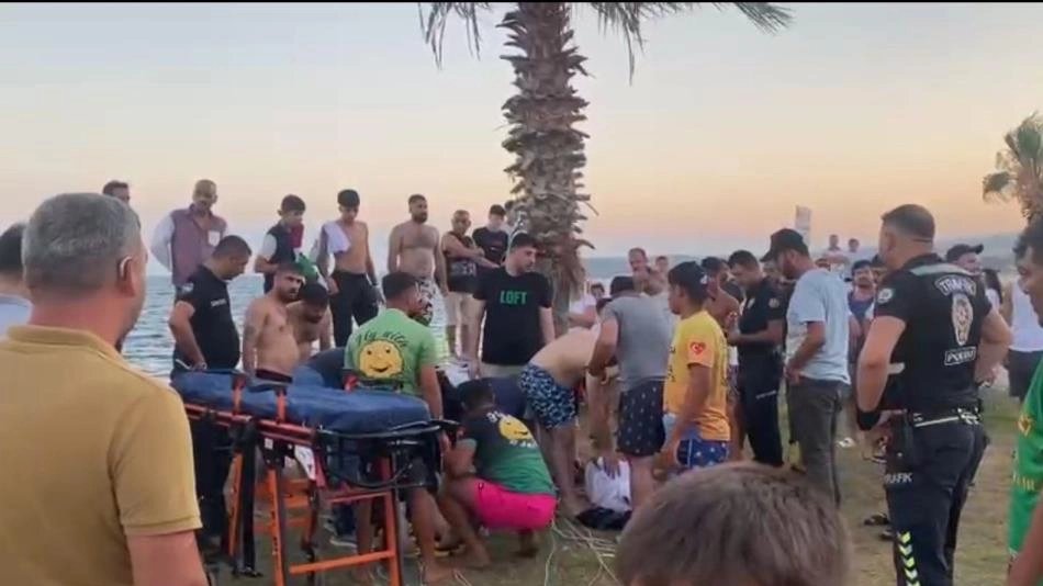 Kızkalesi'nde paraşüt kazası: 2 yaralı