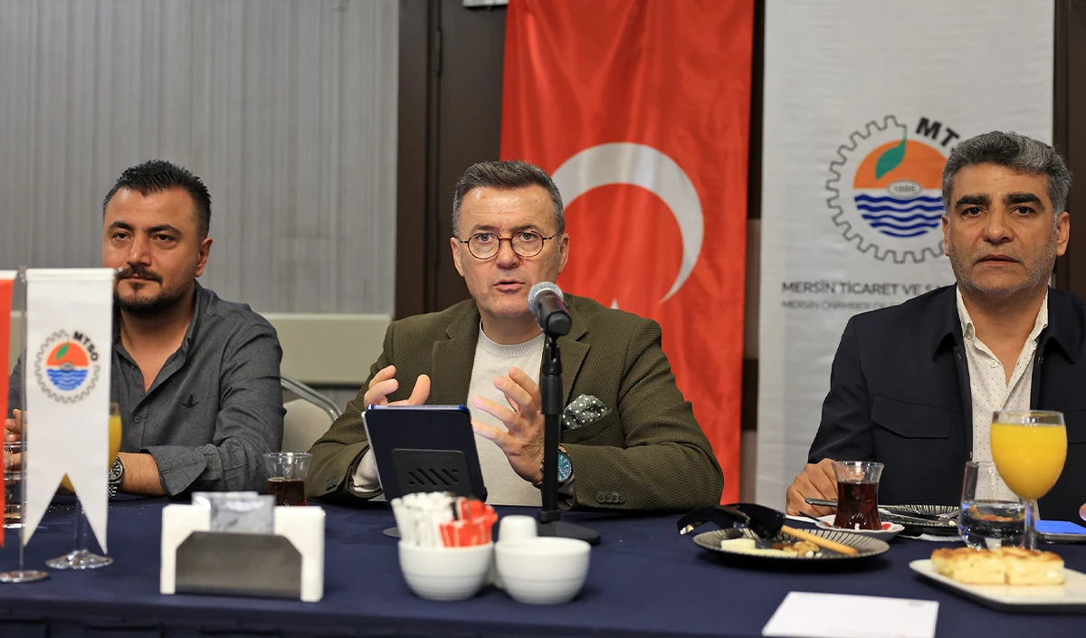 Mersin iş d&uuml;nyası ortak akılda buluştu: &Uuml;retim, ihracat ve lojistik masaya yatırıldı