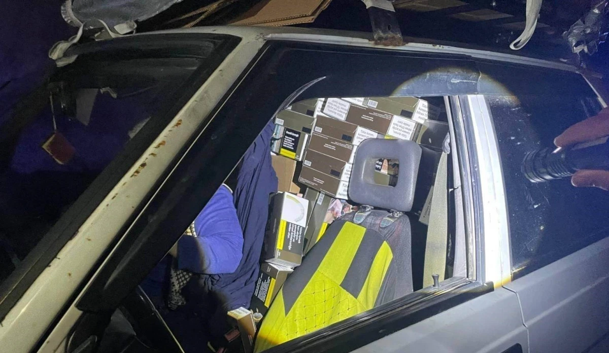 Mersin'de 200 bin boş makaron ele ge&ccedil;irildi