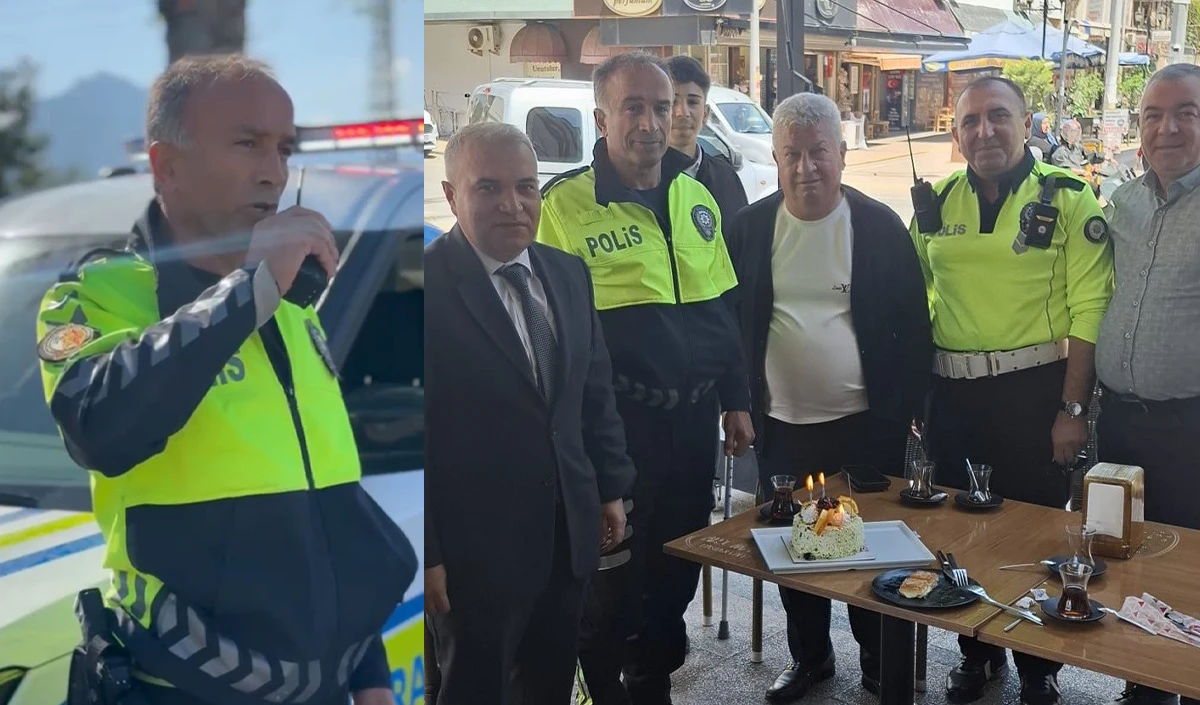 Mersin'de 28 yıllık polis memuru telsizden veda etti