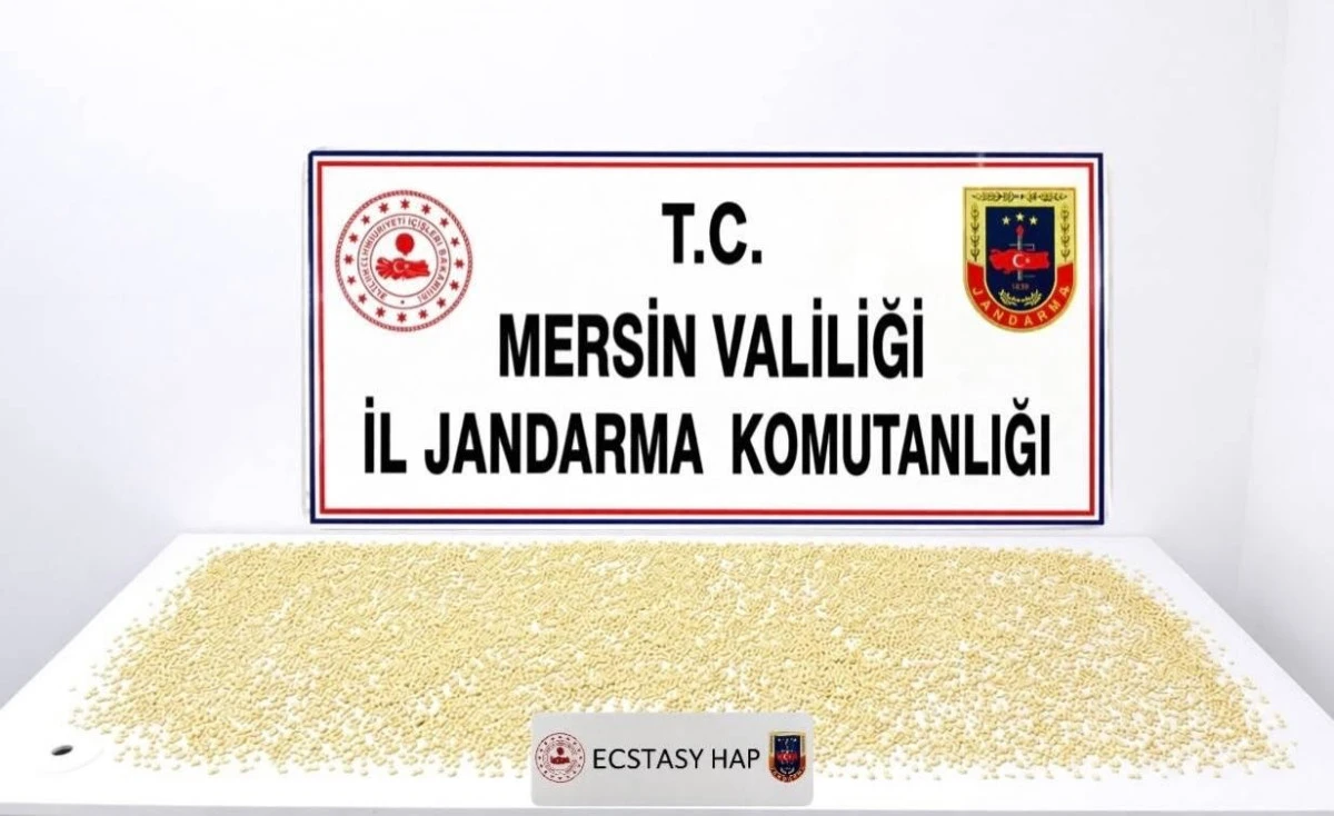 Mersin'de 3 bin 760 uyuşturucu hap ele ge&ccedil;irildi