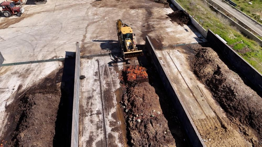 Mersin'de 835 ton organik atık komposta d&ouml;n&uuml;şt&uuml;r&uuml;ld&uuml;