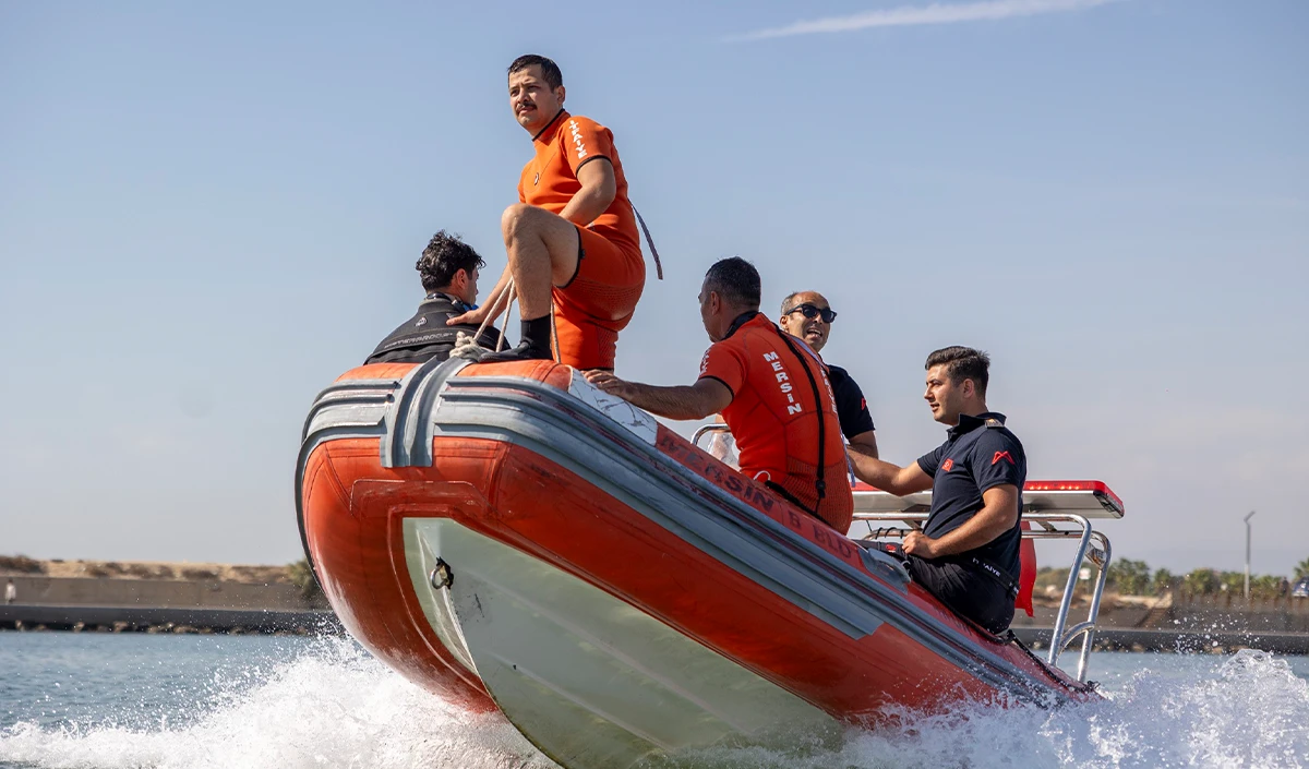 Mersin'de arama kurtarma ekipleri 7/24 göreve hazır