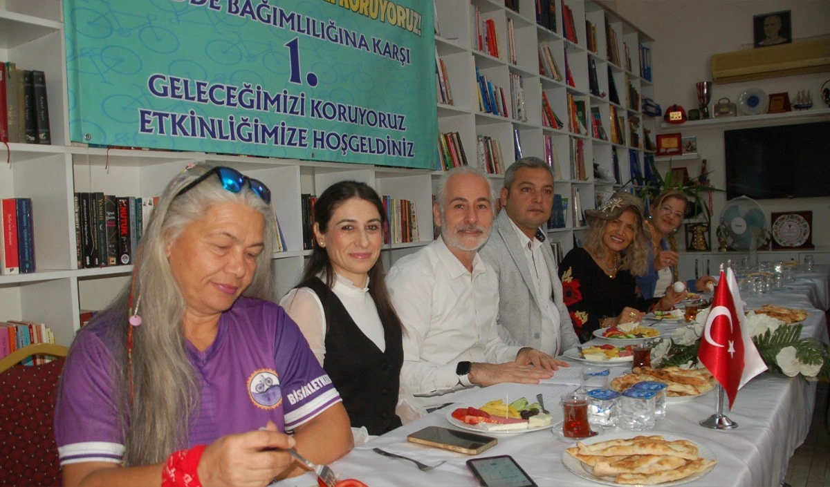 Mersin'de bağımlılığa karşı pedallar gelecek için dönecek