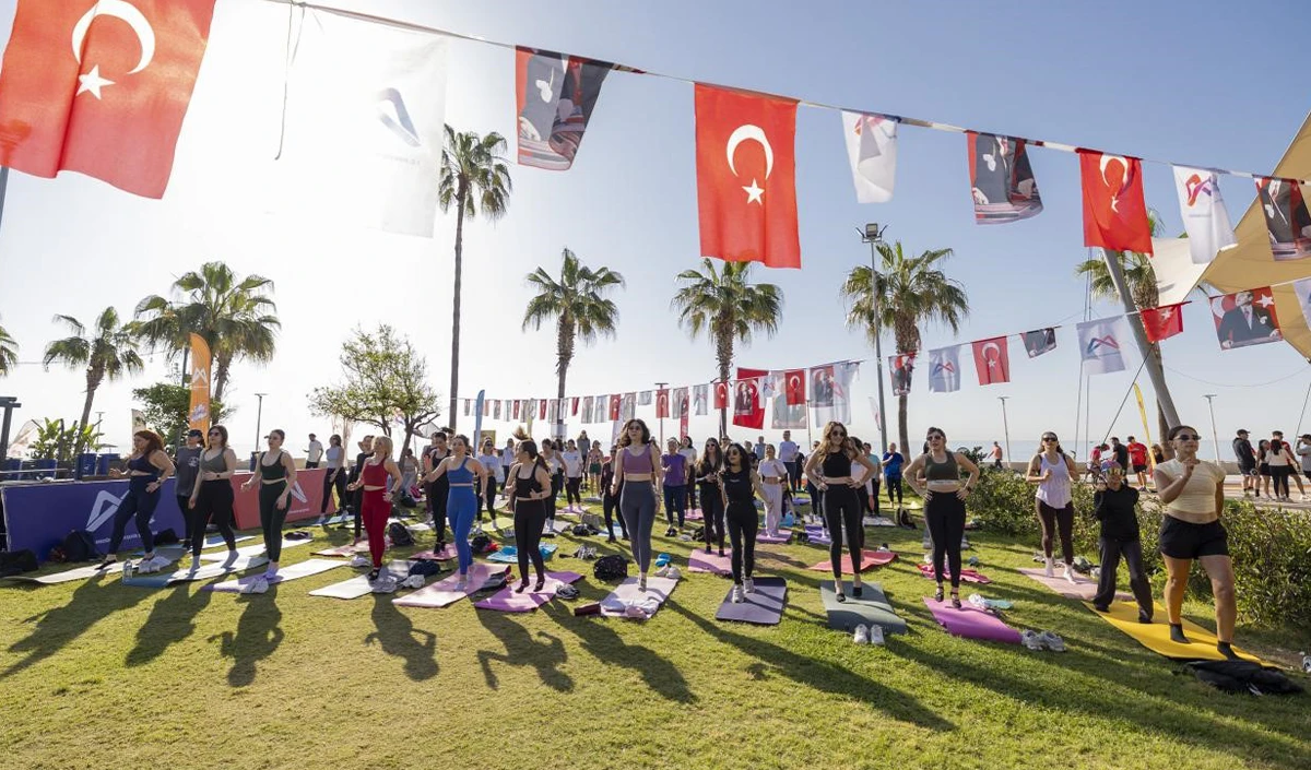 Mersin&rsquo;de Bahar Spor Şenliğine yoğun ilgi