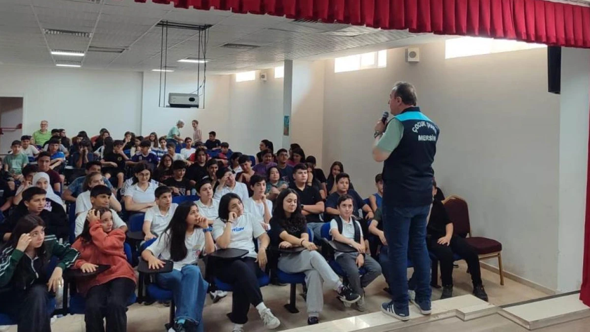  Mersin’de çocuklara güvenlik ve bilinçlendirme eğitimi