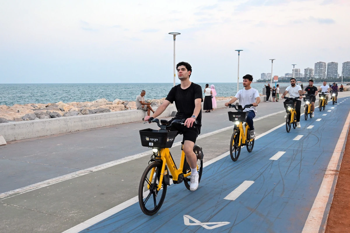 Mersin&rsquo;de elektrikli bisiklet kullanımı 150 bini aştı