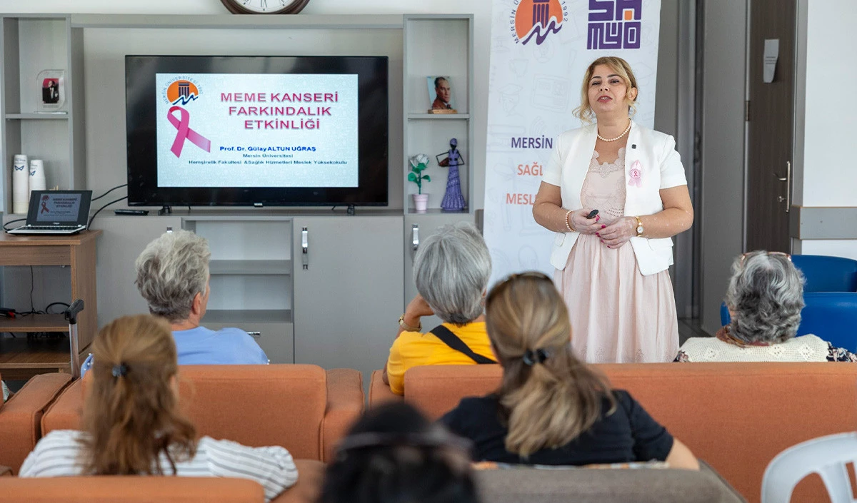 Mersin'de emekli kadınlara meme kanseri farkındalık eğitimi