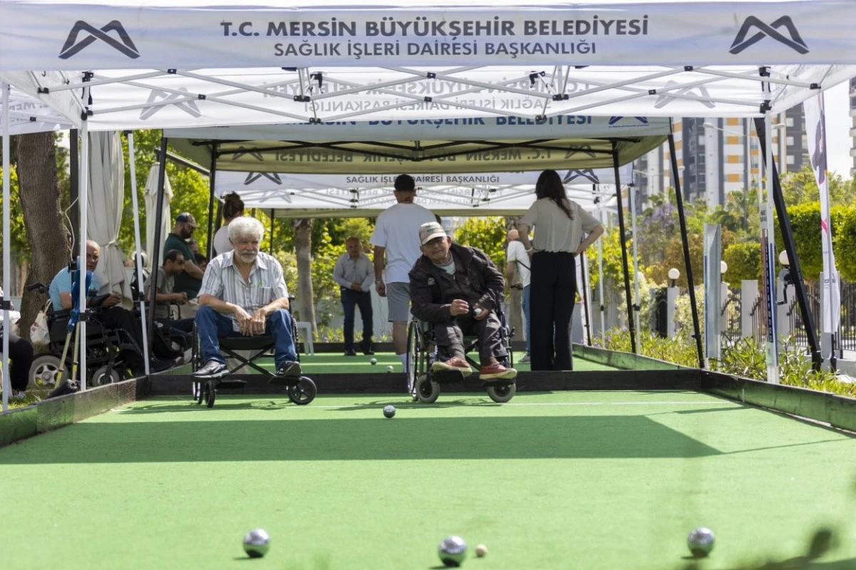 Mersin&rsquo;de Engelsiz Rekabet: Bocce Turnuvasında heyecan dolu anlar