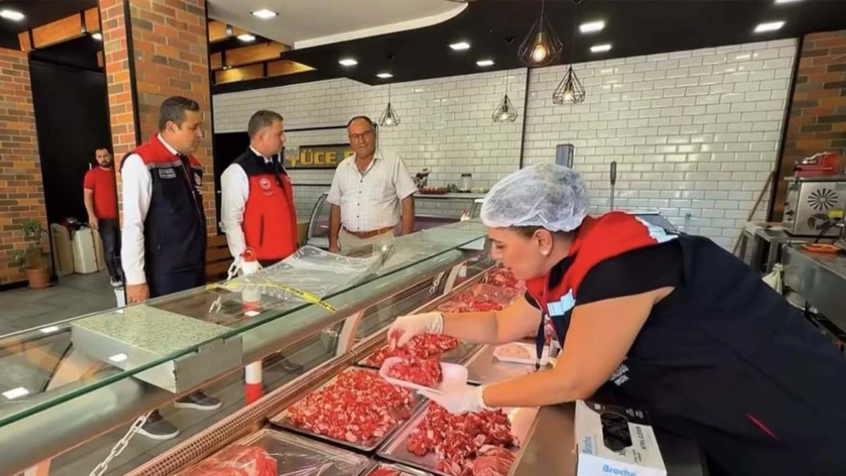 Mersin'de eş zamanlı gıda denetimi