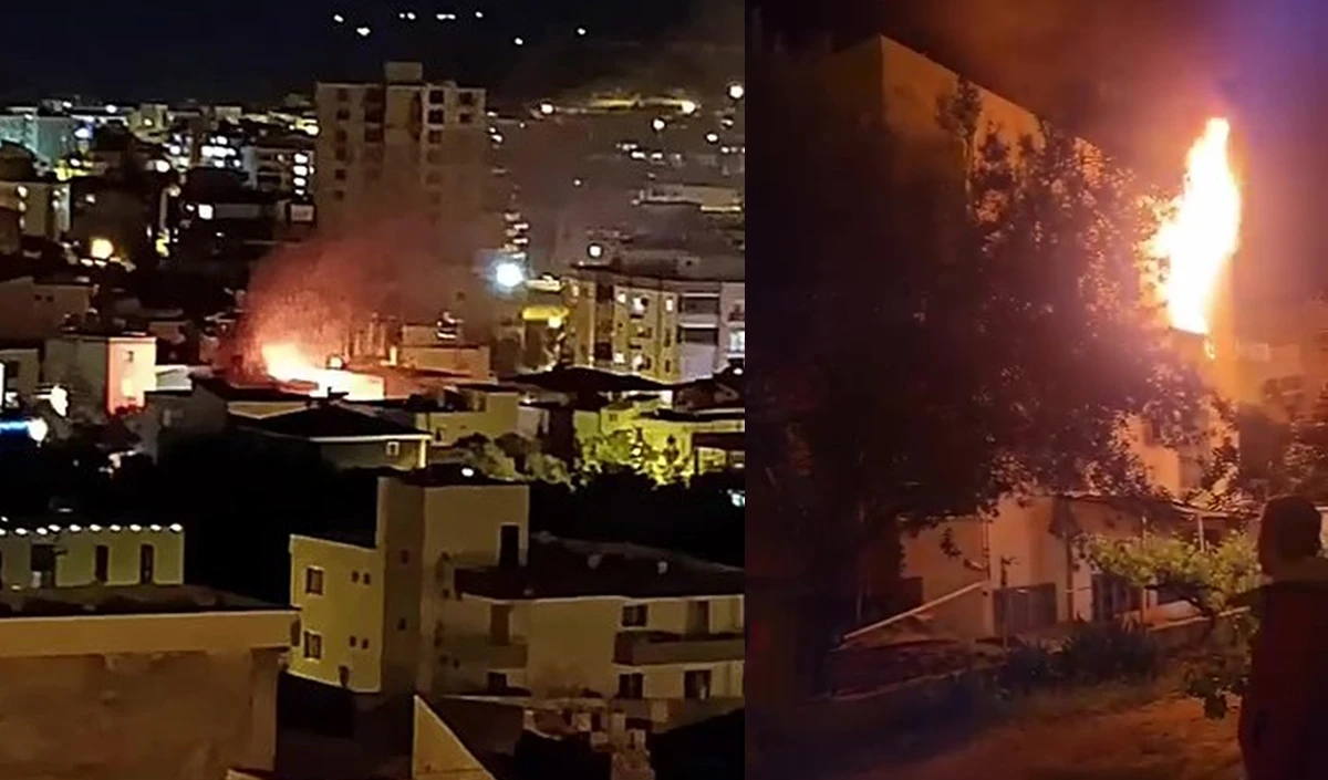 Mersin'de ev yangını