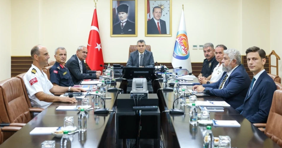 Mersin'de Güvenlik ve Asayiş Değerlendirme Toplantısı yapıldı