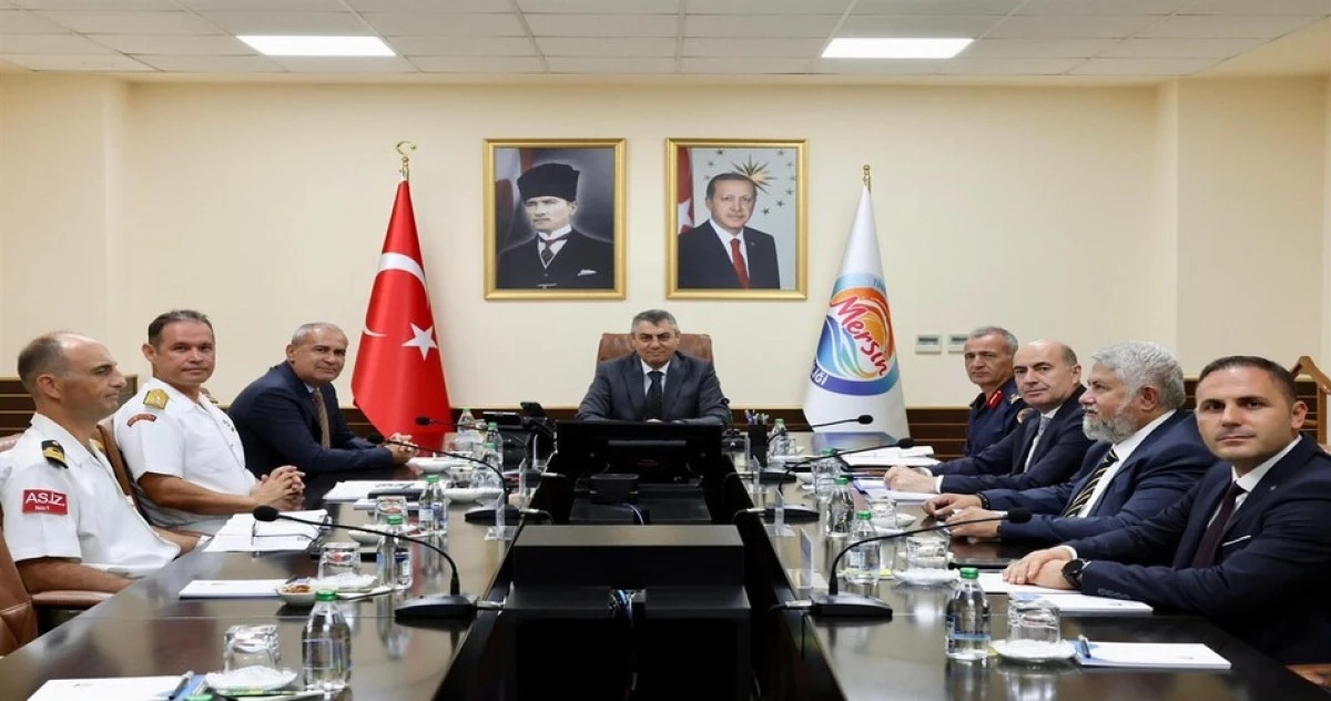Mersin'de Güvenlik ve Asayiş Değerlendirme Toplantısı yapıldı