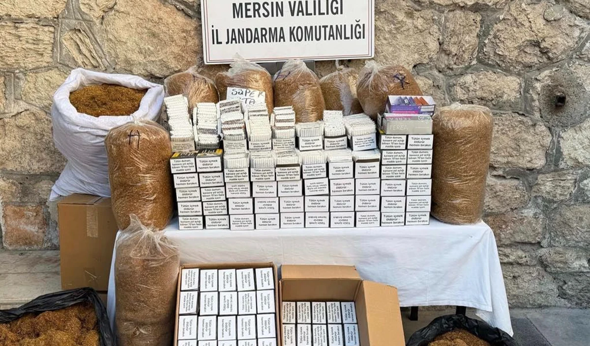 Mersin&rsquo;de ka&ccedil;ak makaron operasyonu: 1 g&ouml;zaltı