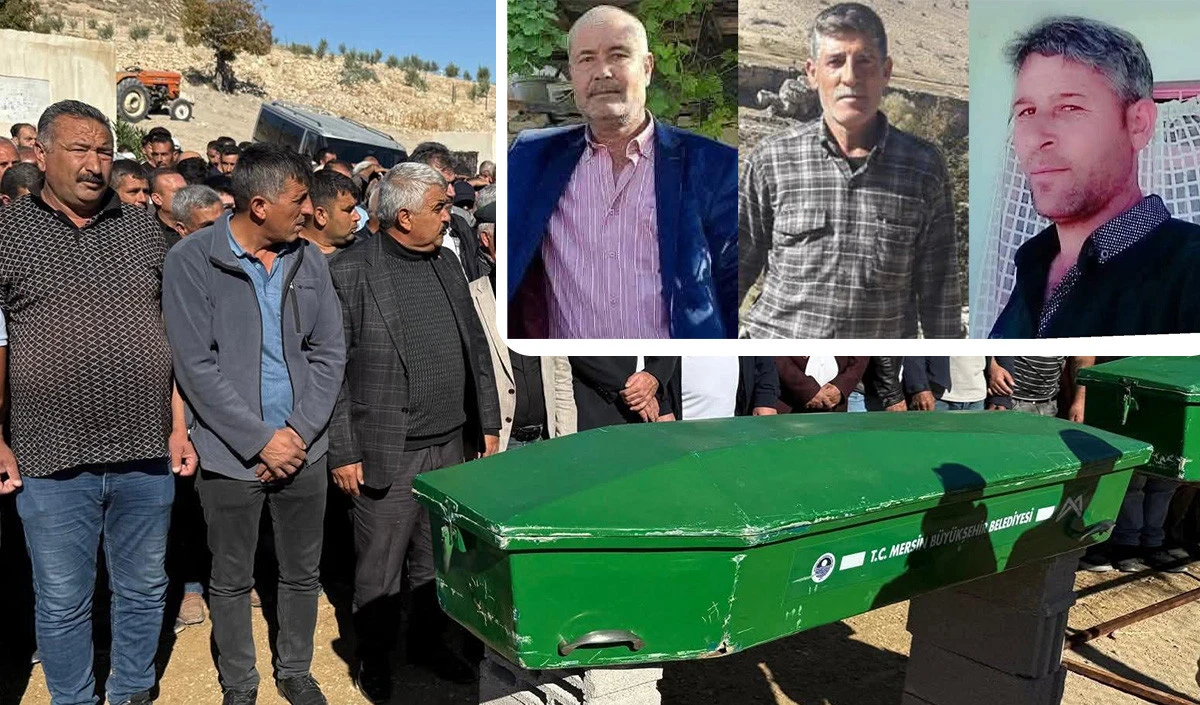 Mersin'de kazada hayatını kaybeden 3 kişi toprağa verildi