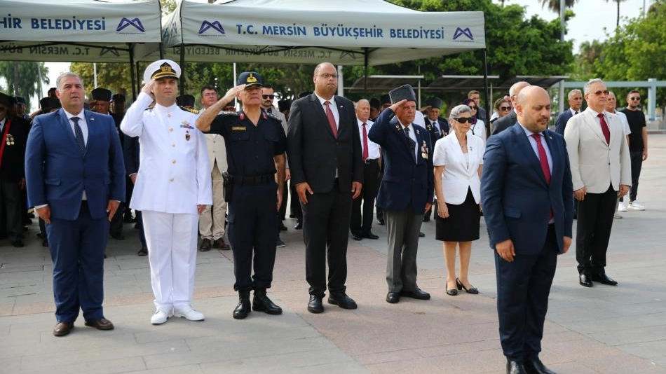 Mersin'de Kıbrıs Barış Harekatı'nın 51. yılı törenle kutlandı