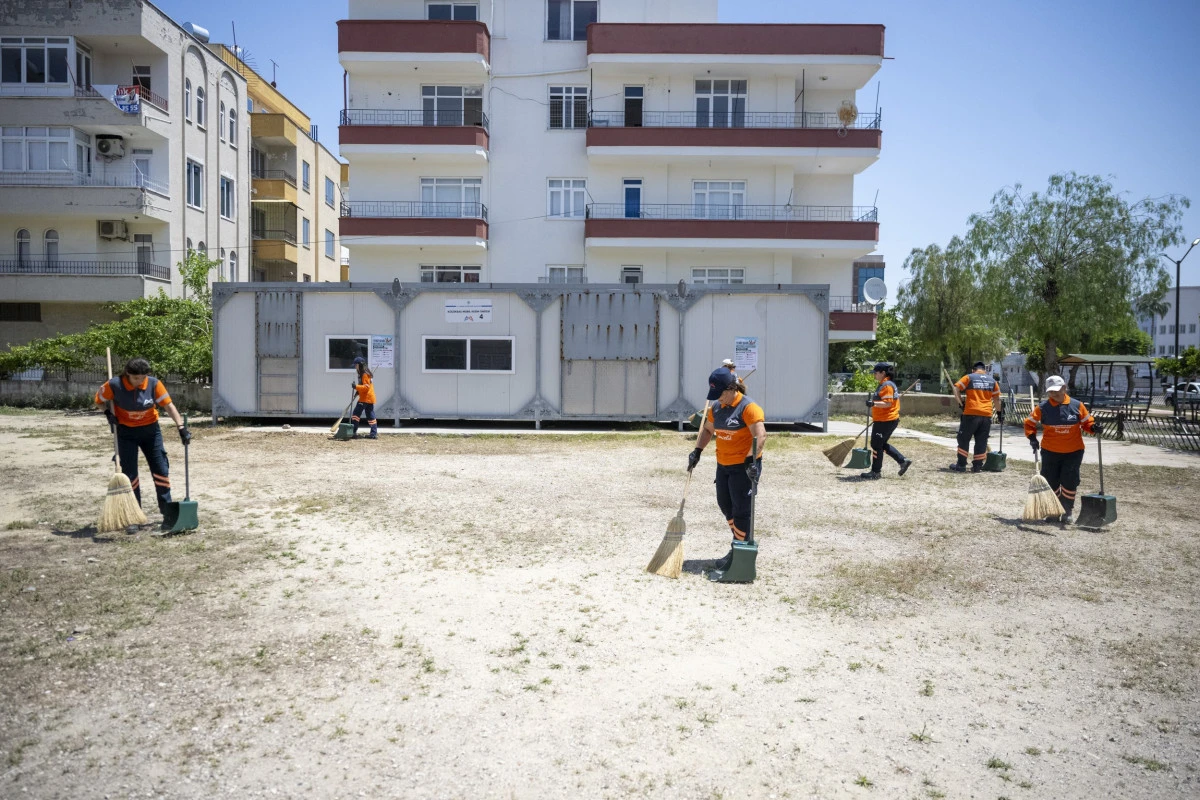 Mersin&rsquo;de kurban kesim alanlarında bayram temizliği