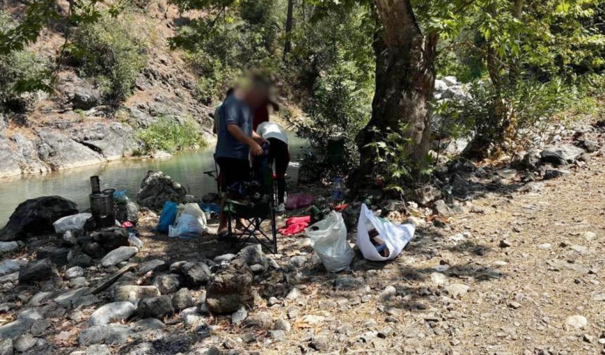Mersin’de ormanlık alana izinsiz girenlere ceza kesildi