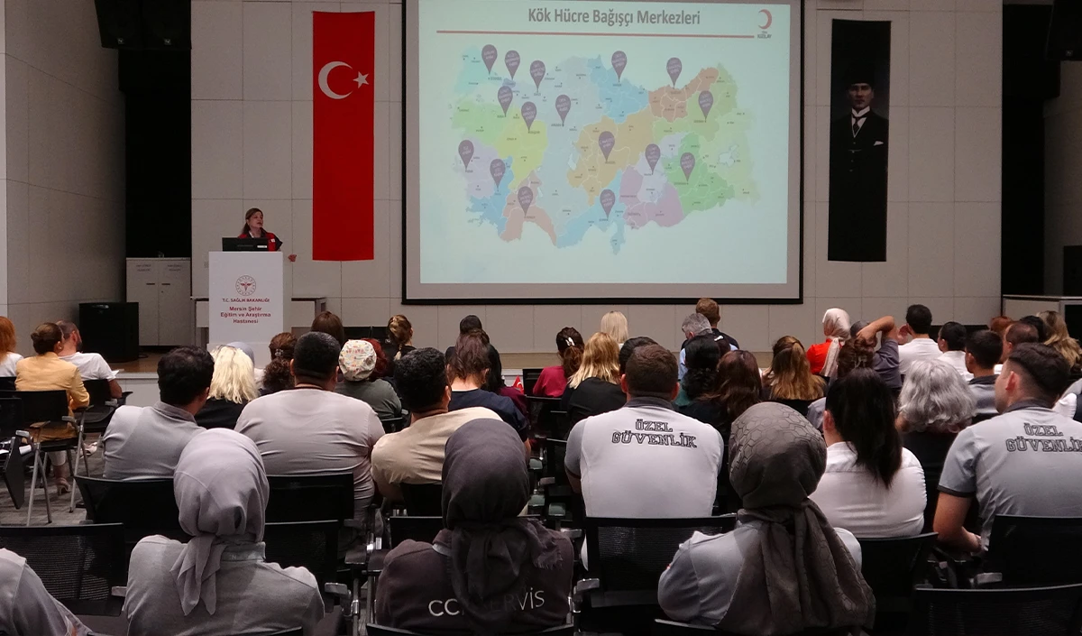 Mersin'de sağlık personeli kök hücre bağışı için sıraya girdi