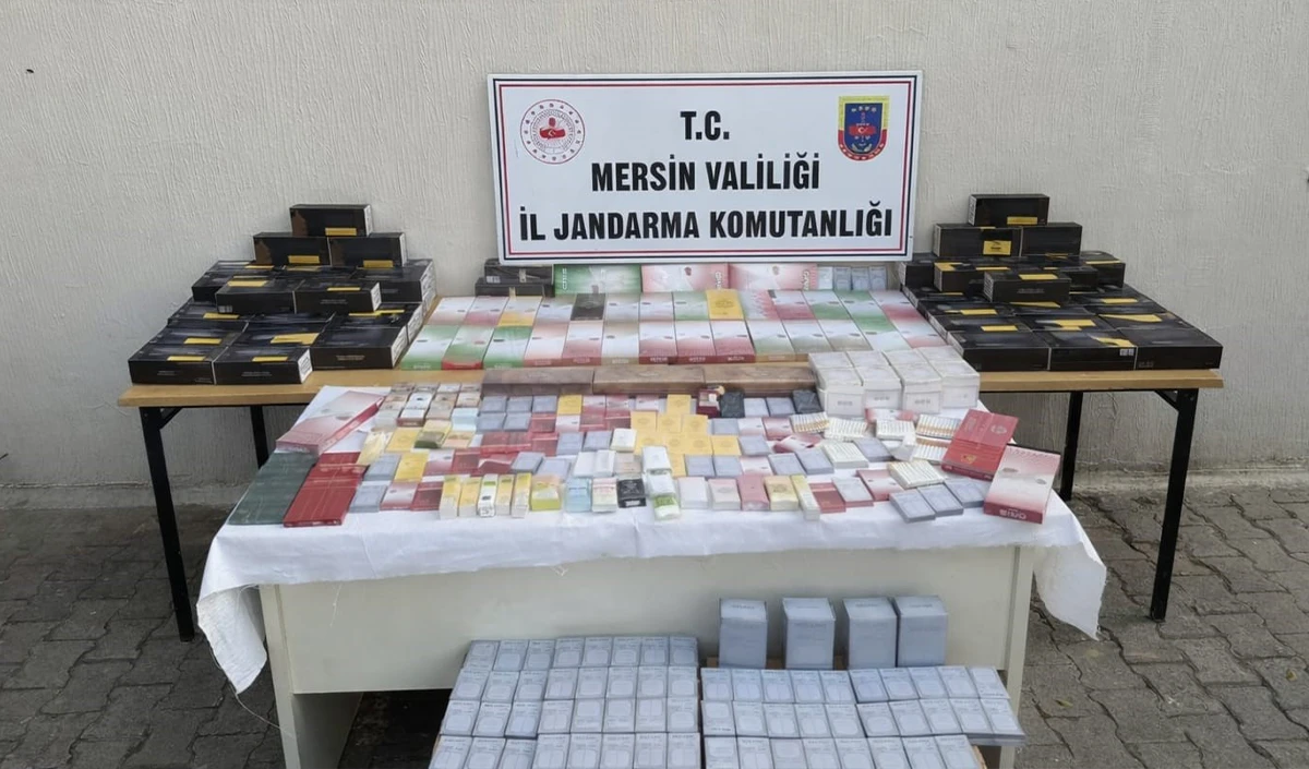 Mersin'de sigara ka&ccedil;ak&ccedil;ılığıyla m&uuml;cadele 1 ş&uuml;pheli yakalandı