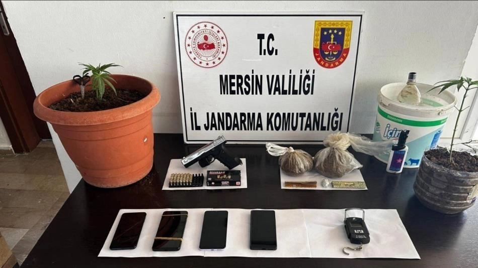 Mersin'de son 1 haftadaki uyuşturucu operasyonlarında 165 şüpheli yakalandı