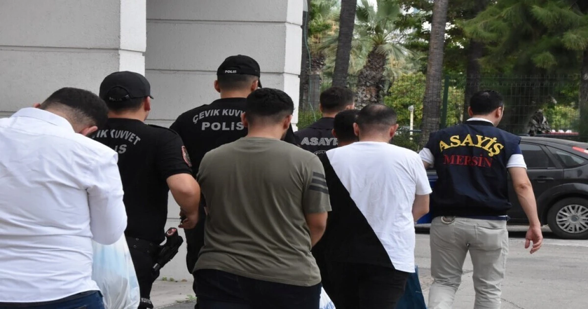 Mersin'de suç örgütüne şafak operasyonu: 18 gözaltı