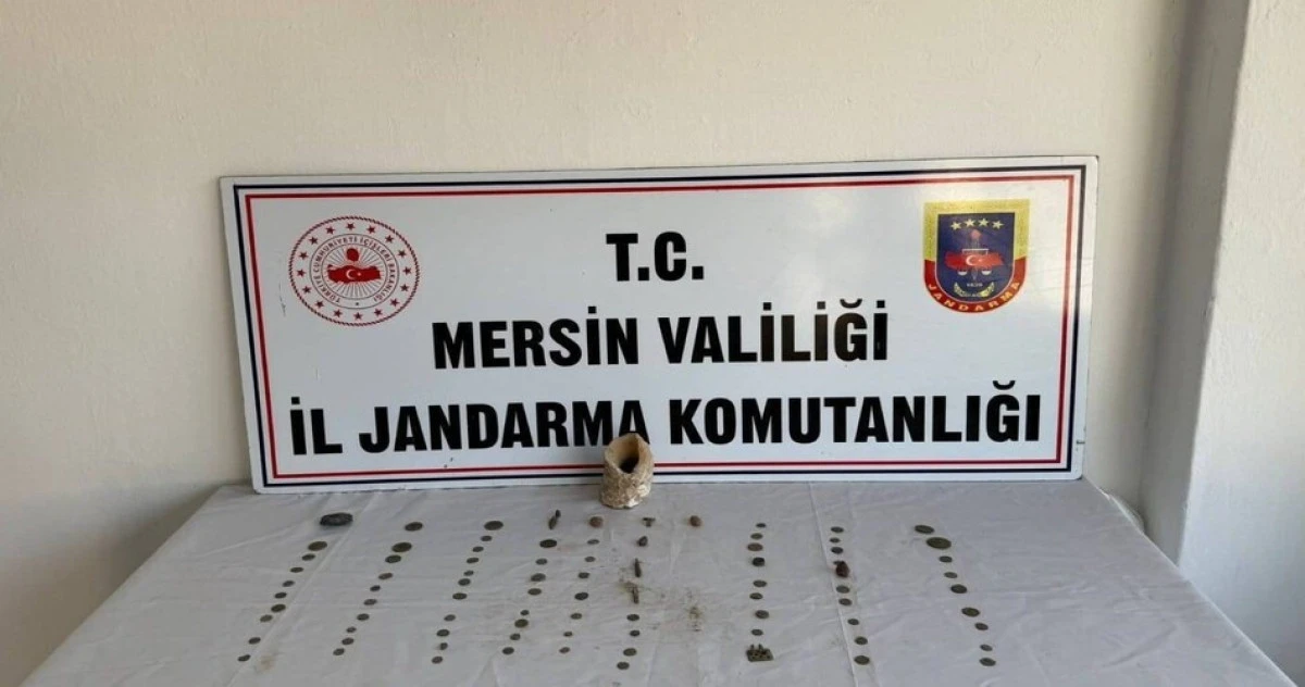 Mersin'de tarihi eser operasyonu