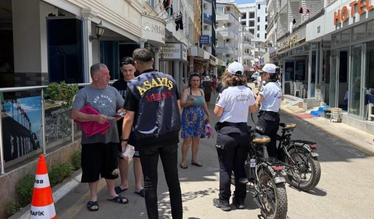 Mersin’de turizm bölgelerinde asayiş denetimi