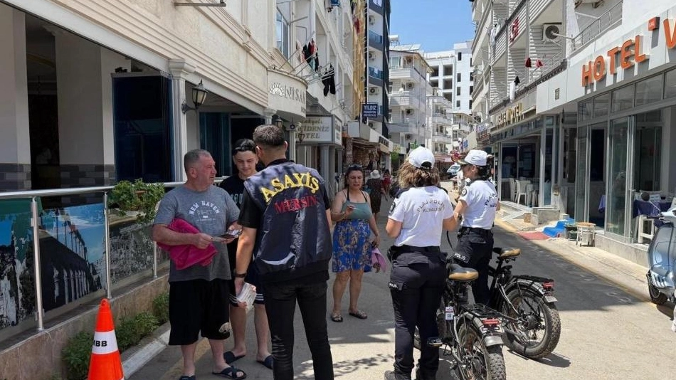 Mersin’de turizm bölgelerinde asayiş denetimi