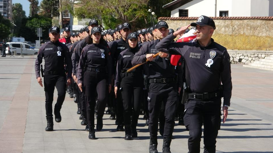 Mersin'de Türk Polis Teşkilatı'nın 180. yıl dönümü kutlandı