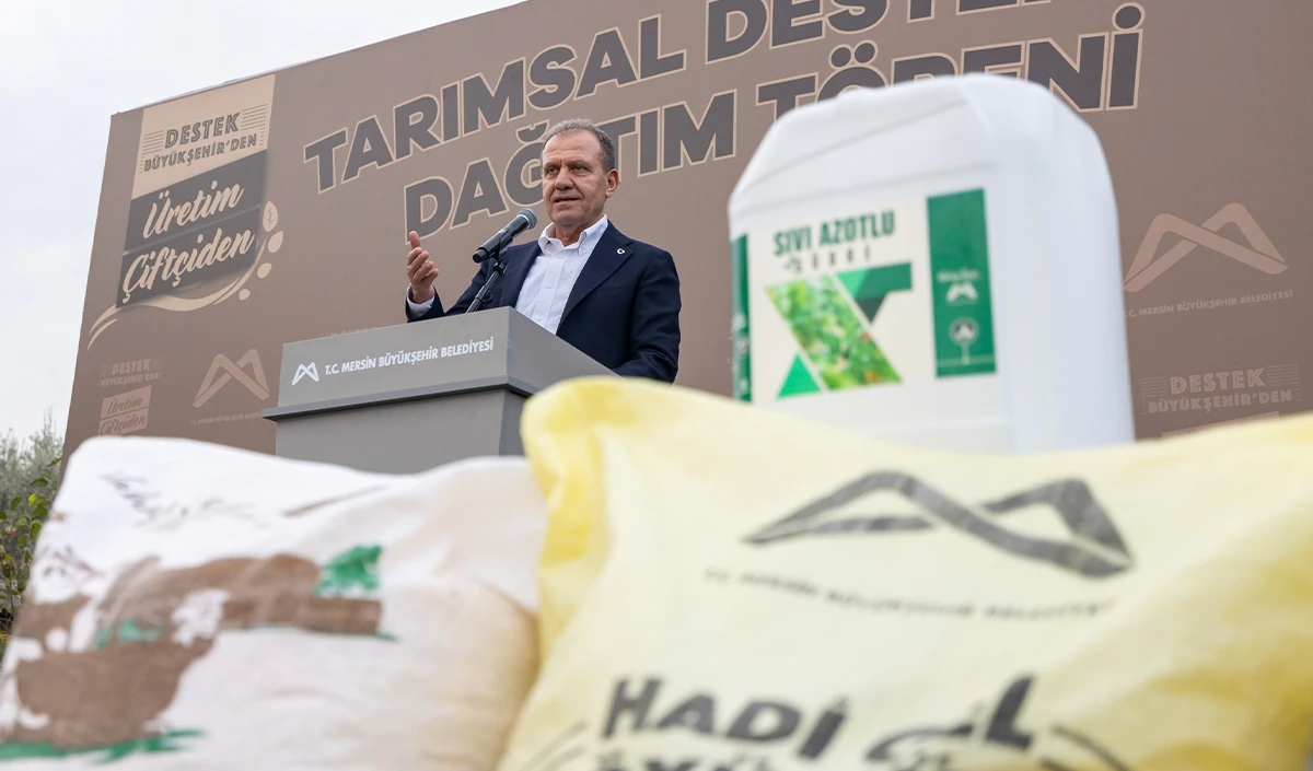 Mersin'de üreticiye 85 milyon liralık destek