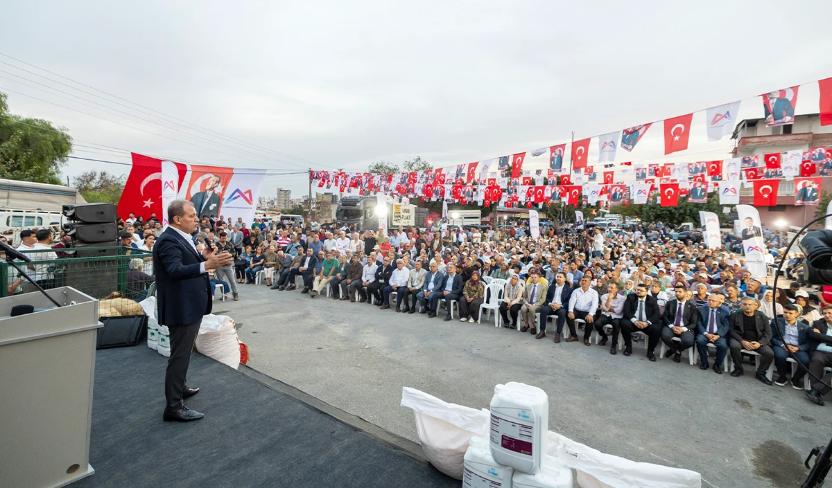 Mersin'de üreticiye 85 milyon liralık destek