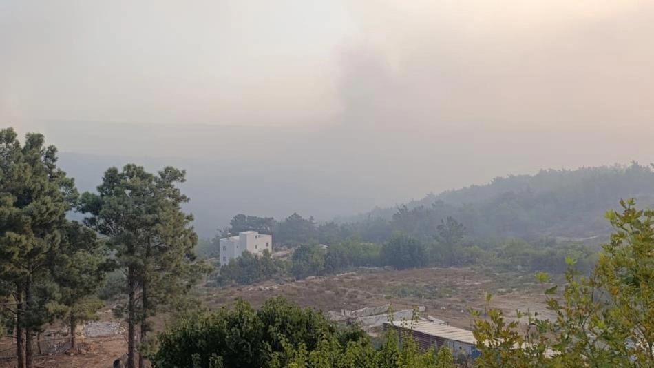  Mersin'deki orman yangını 2. gününde