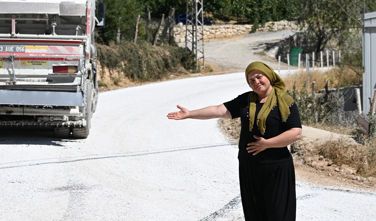 Mut'ta asfalt çalışmaları sürüyor