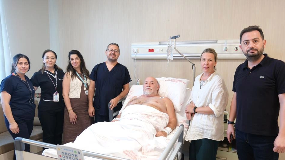 Rus hasta Mersin Şehir Hastanesi'nde sağlığına kavuştu