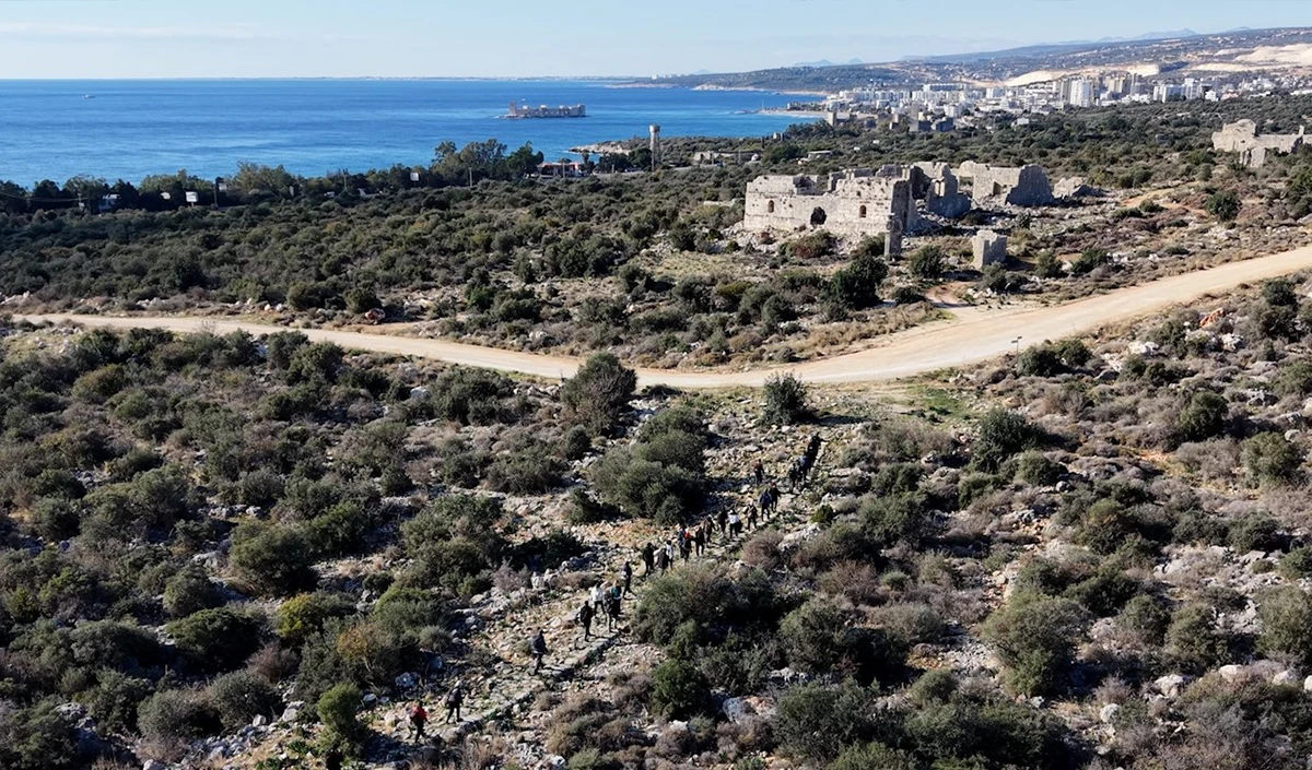 Tarihi Kilikya Yolu y&uuml;r&uuml;y&uuml;ş&uuml; doğa ve tarih tutkunlarını buluşturdu