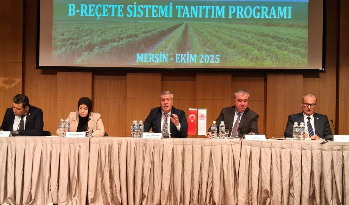 Tarımda dijital dönüşüm: 'B-Reçete' sistemi Mersin’de tanıtıldı