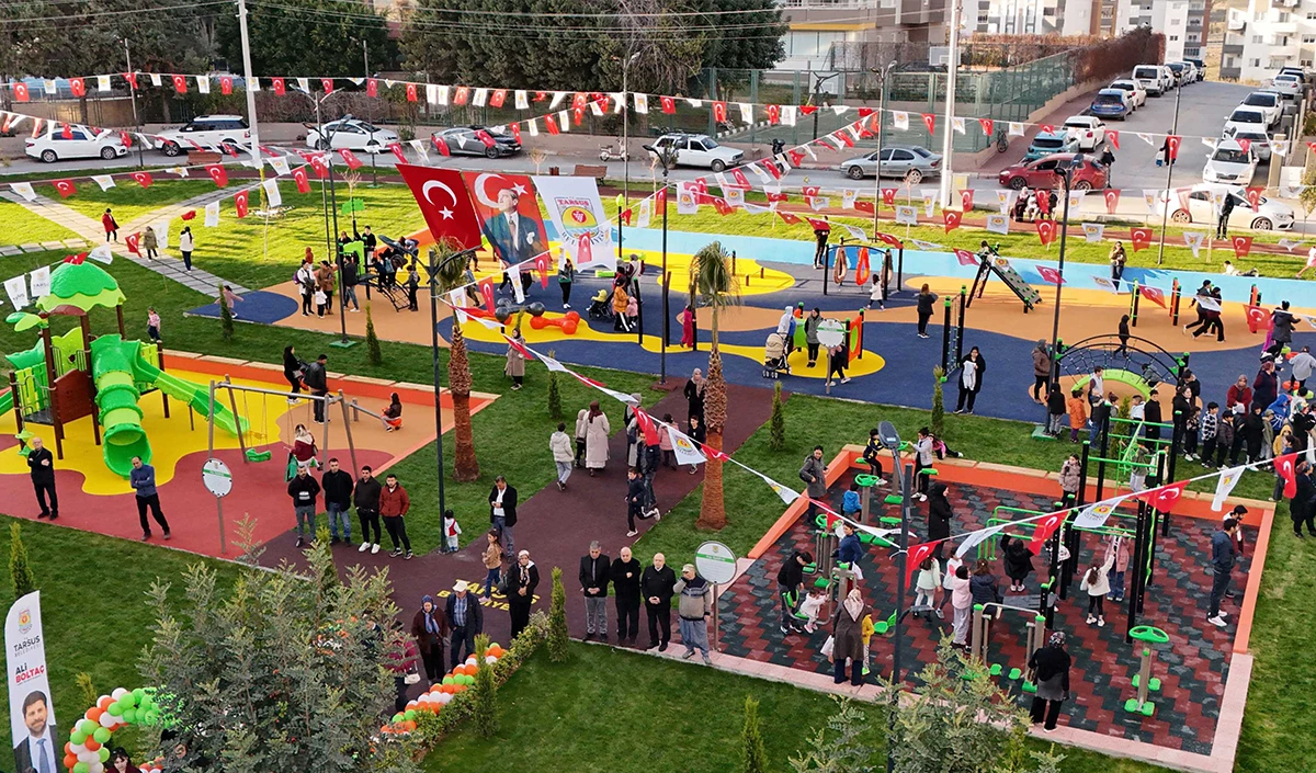  Tarsus&rsquo;ta &ccedil;ocuklara karne hediyesi Survivor Park a&ccedil;ıldı
