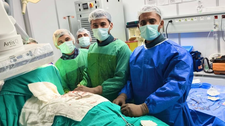 Tarsus'ta ilk defa bir hastaya kalıcı kalp pili takıldı