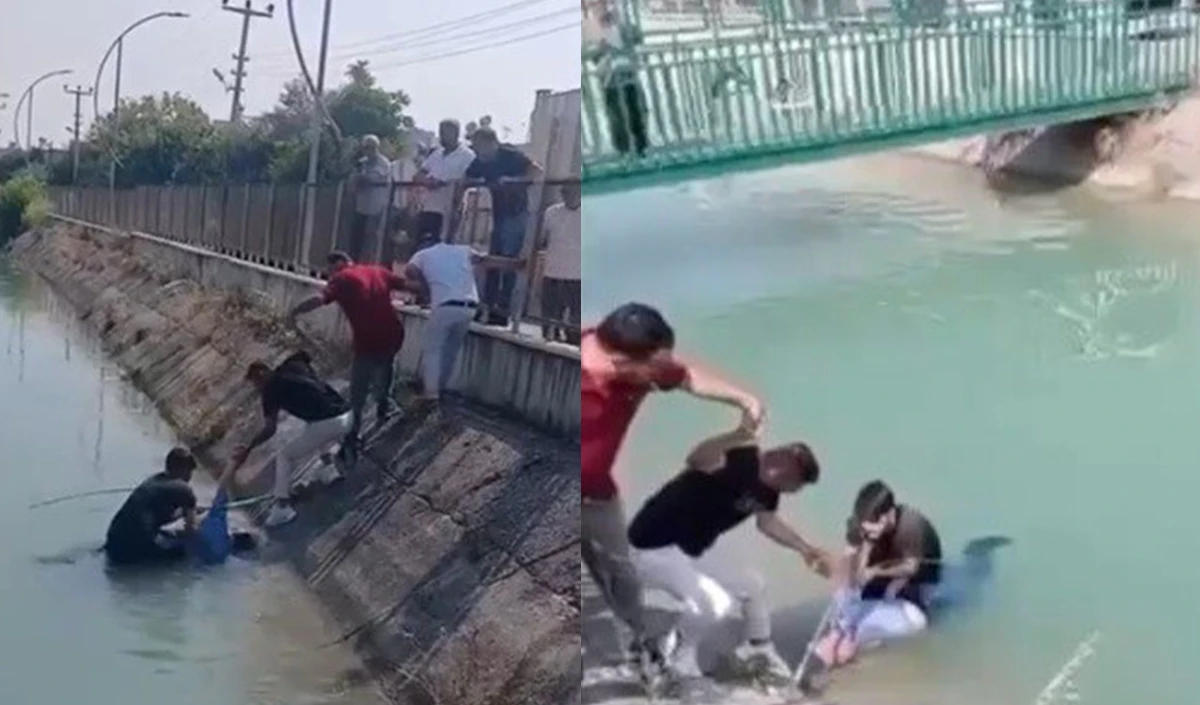 Tarsus'ta sulama kanalına d&uuml;şen şahıs &ouml;l&uuml;mden d&ouml;nd&uuml;
